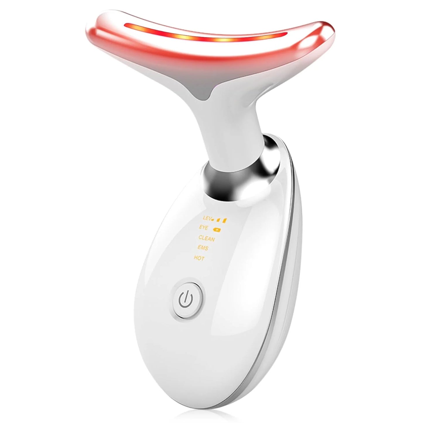 Red Light Therapy for Face, 7 Color LED Face Skin Rejuvenation for Face & Neck Beauty Device, Deplux Neck Tightening Device