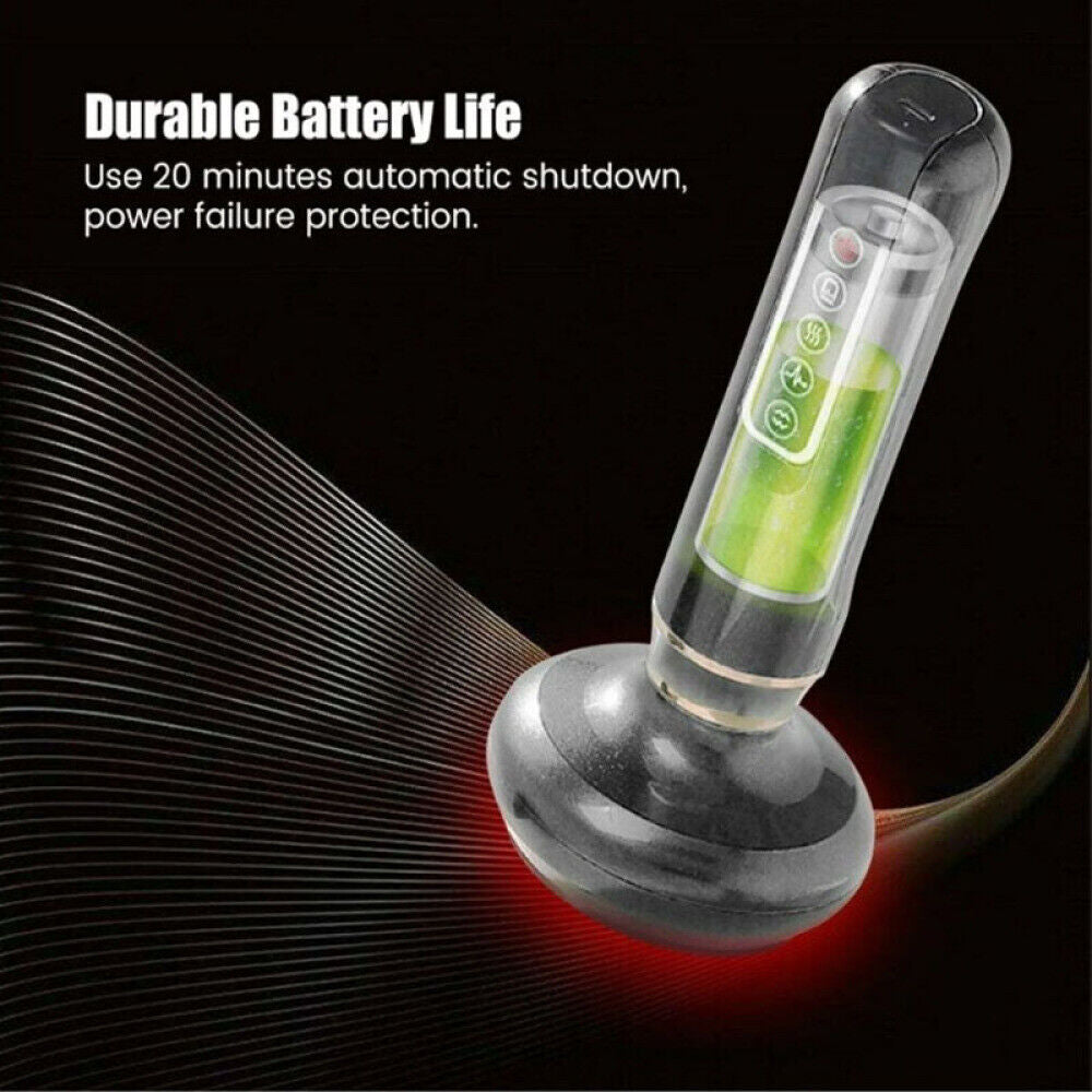 Electric Vacuum Cupping Therapy Scraping Massager Neck Back Body Guasha Machine